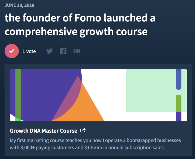 Growth DNA on Indie Hackers